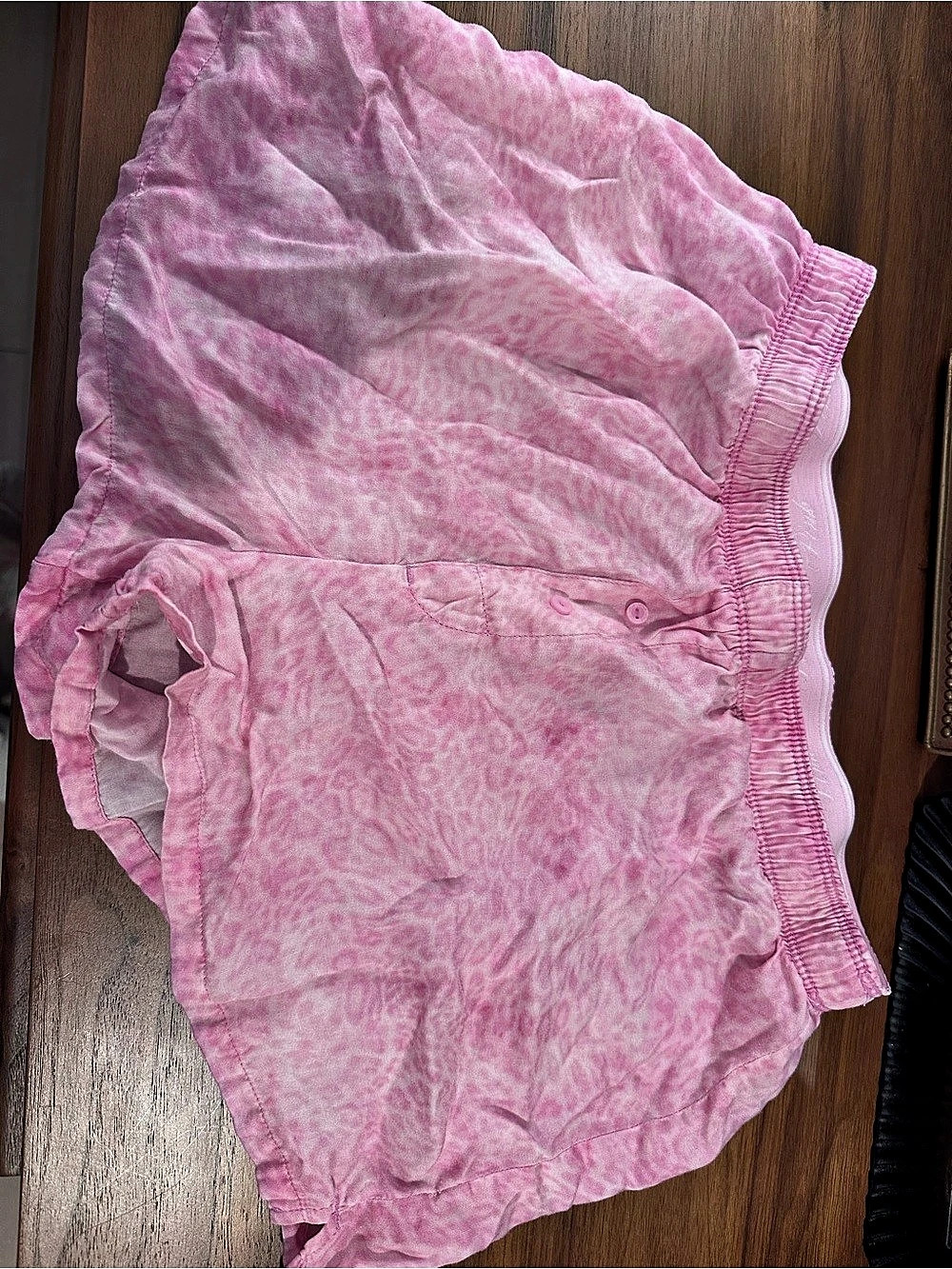 Victoria'Small Secret Pink Animal Print High Waist Shorts Size Small - Picture 2 of 3